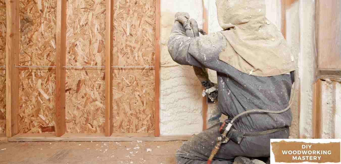 how to remove spray foam insulation from wood